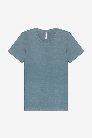 Unisex Textured Jersey V-Neck Tee