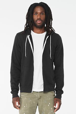 Unisex Sponge Fleece Full-Zip Hoodie