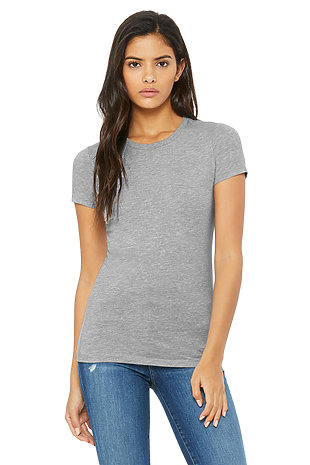 Womens Slim Fit Wholesale Clothing | Bulk, Plain Blank T Shirts | Tri Blend Shirts