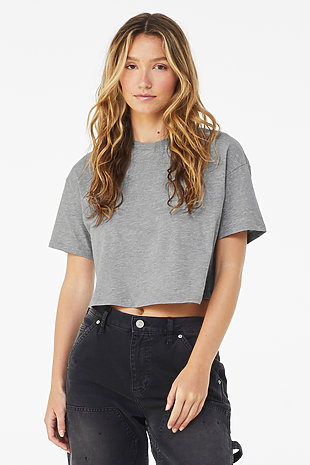 Womens Jersey Crop Tee