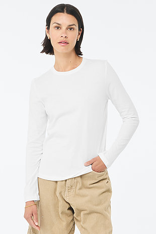 white long sleeve shirt