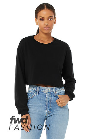 Essentials Damen fashion-t-shirts Plus Size Long-sleeve T-shirt 