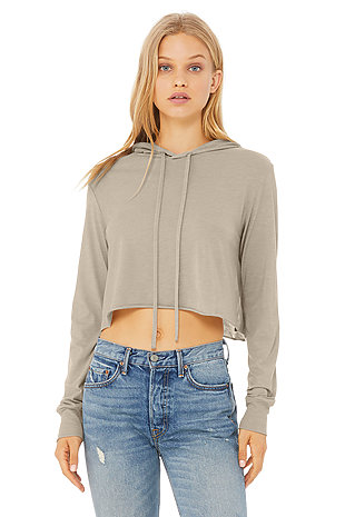 plain long sleeve crop top