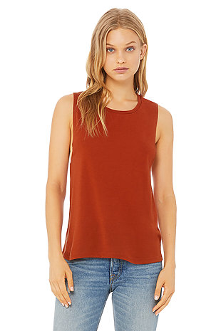 bella canvas women's flowy scoop muscle tank 8803