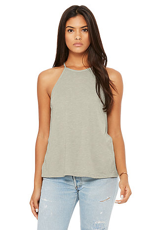 BELLA + CANVAS; Women's Flowy Tank with Side Slit