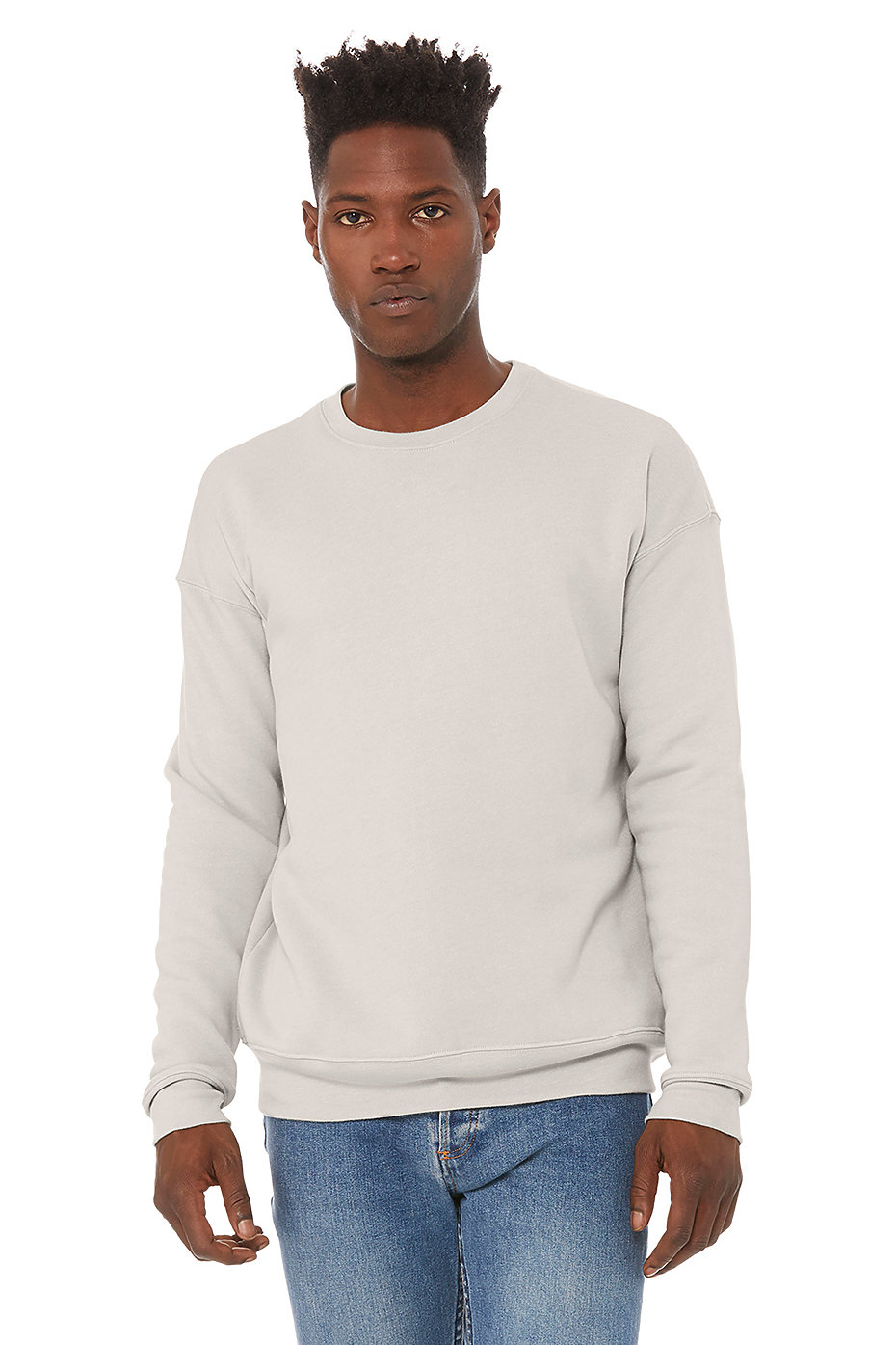 bella canvas unisex sponge fleece drop shoulder sweatshirt