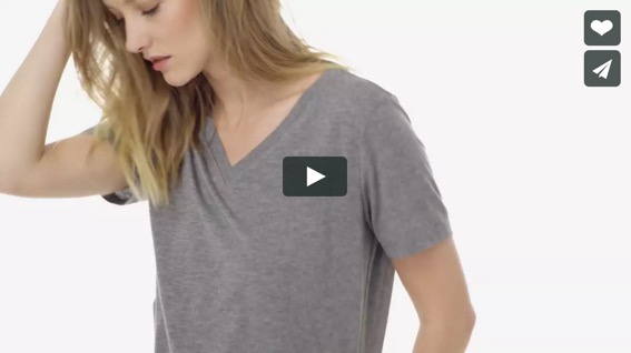 Bella+Canvas — Relaxed Jersey V-Neck Tee