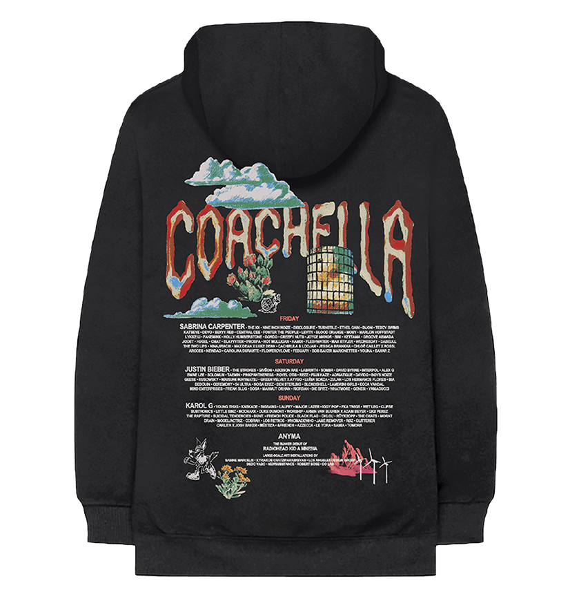 Black Coachella Hoodie