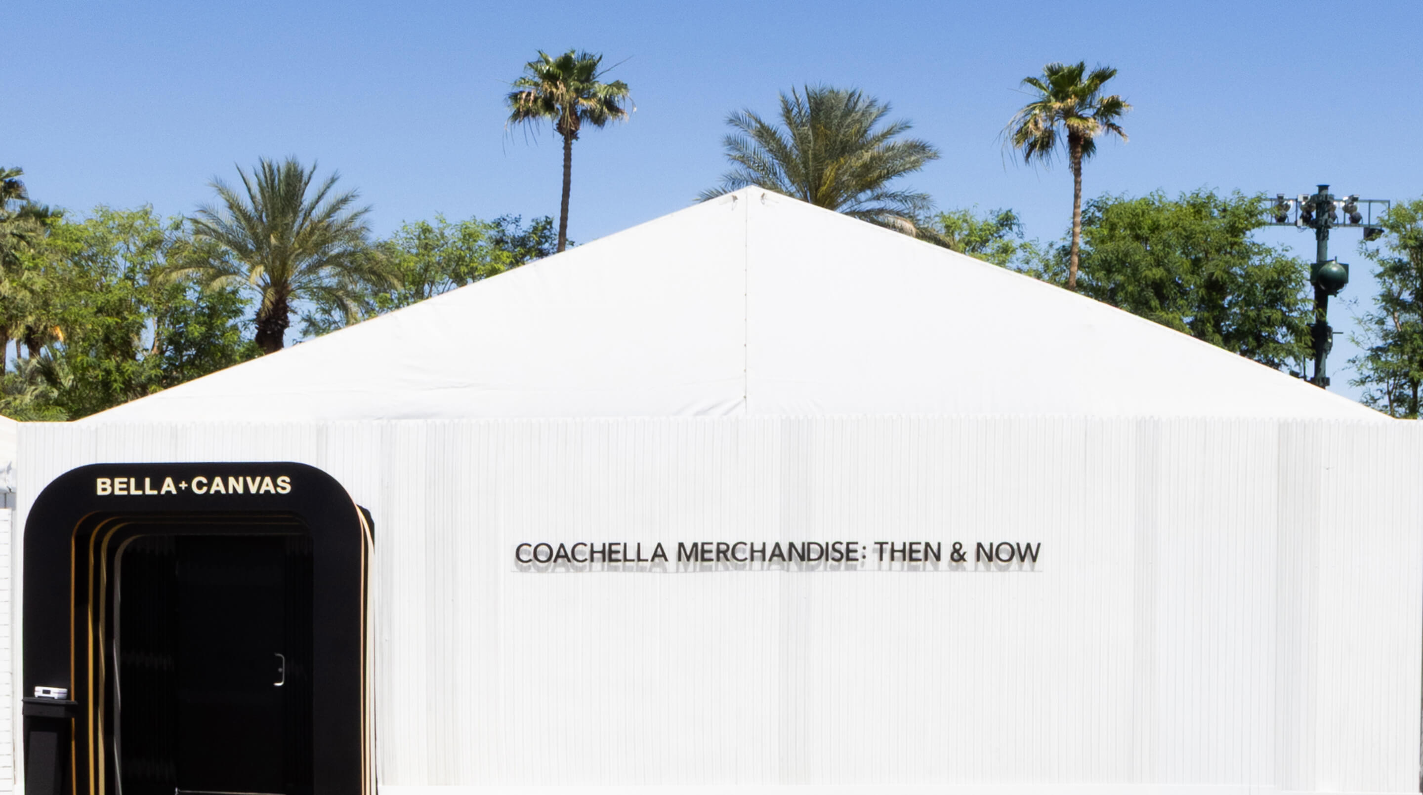BELLA+CANVAS Coachella Merchandise: Then & Now Exterior View