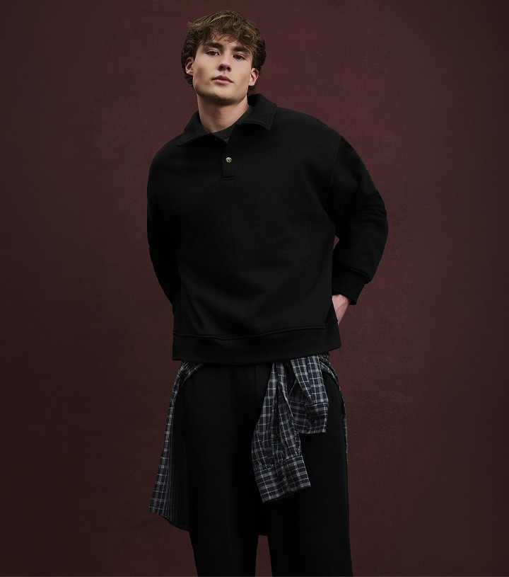 Male Model wearing Bella + Canvas clothes