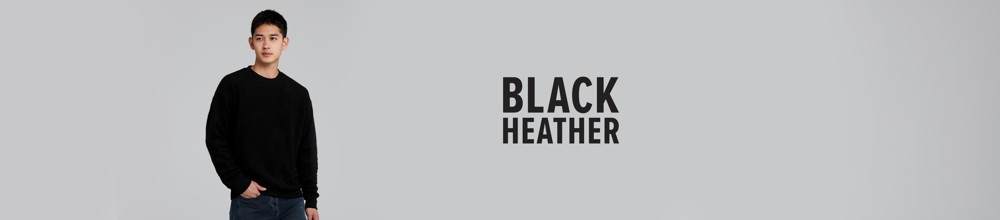 Men's Black Heather Collection
