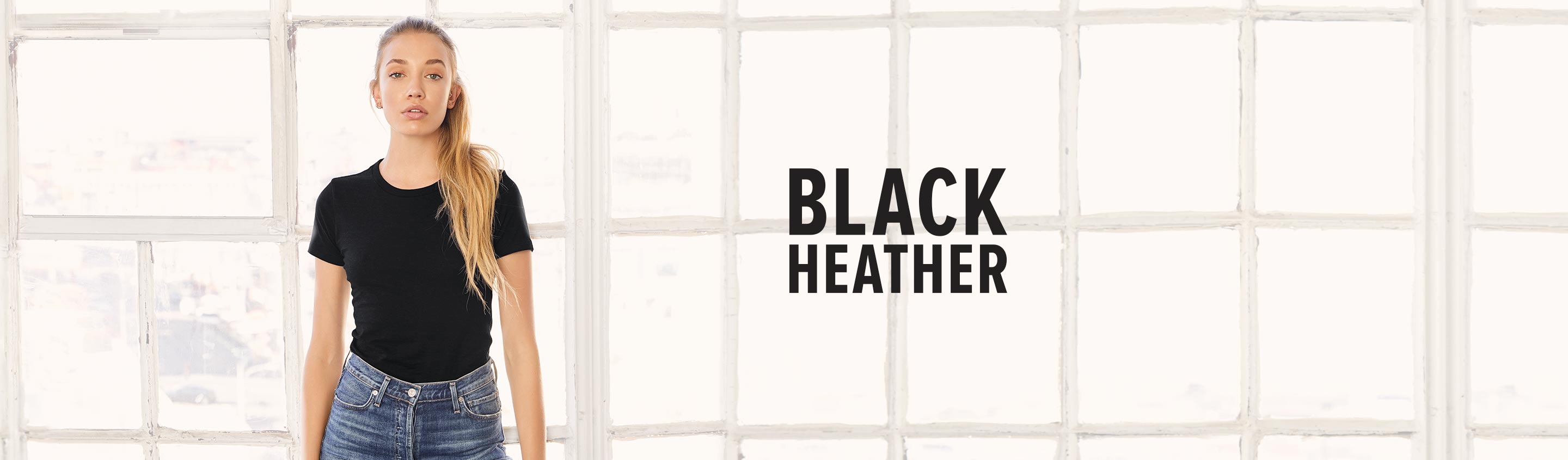 Unisex Black Heather